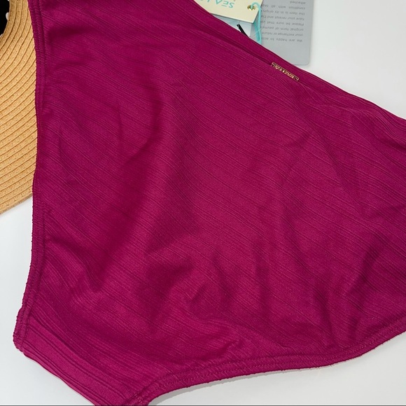 NWT Sea Level Casablanca Rouge Basic Bikini Bottom 12 - Picture 9 of 15